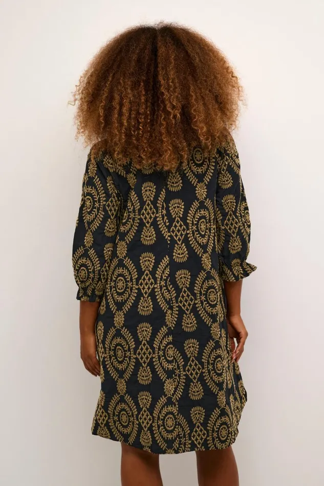CULTURE Dresses CUtia Dress With Embroidery Black 8211 Women