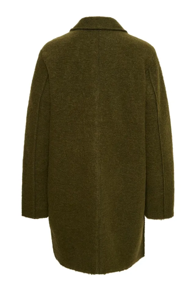 CULTURE Jackets and Coats CUbirgith Wool Coat Burnt Olive 8211 Women