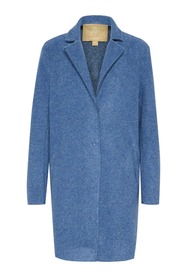 CULTURE Jackets and Coats CUbirgith Wool Jacket Vintage Indigo Melange 8211 Women