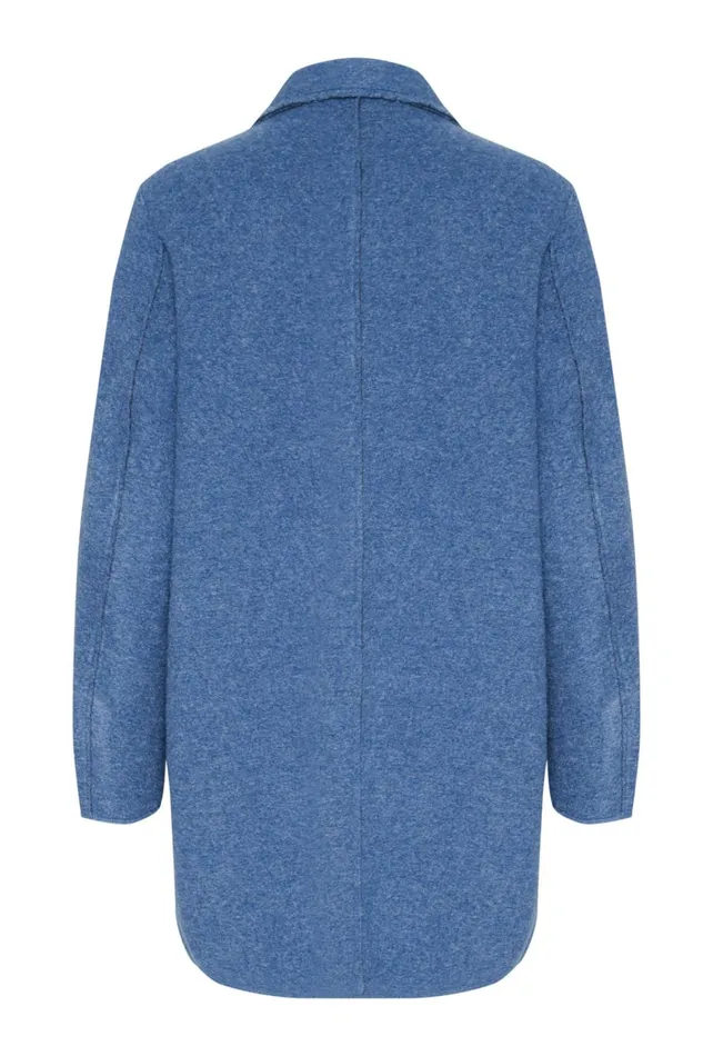 CULTURE Jackets and Coats CUbirgith Wool Jacket Vintage Indigo Melange 8211 Women