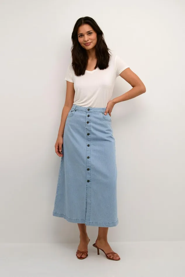 CULTURE Jackets and Coats CUmilky Casual Jacket Bluewhite Stripe 8211 Women