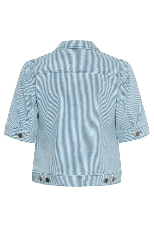 CULTURE Jackets and Coats CUmilky Casual Jacket Bluewhite Stripe 8211 Women