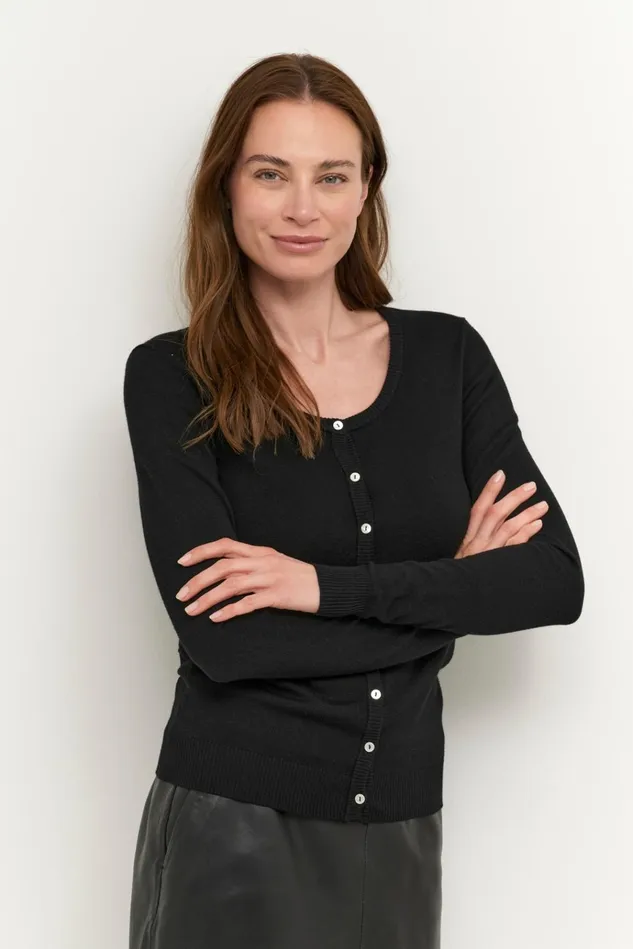 CULTURE Knitwear and Cardigans CUannemarie Cardigan Black 8211 Women