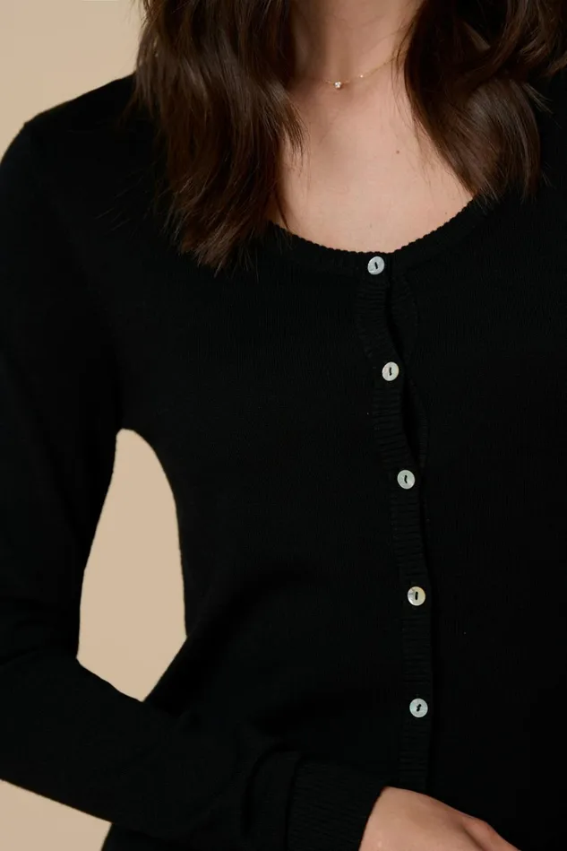 CULTURE Knitwear and Cardigans CUannemarie Cardigan Black 8211 Women
