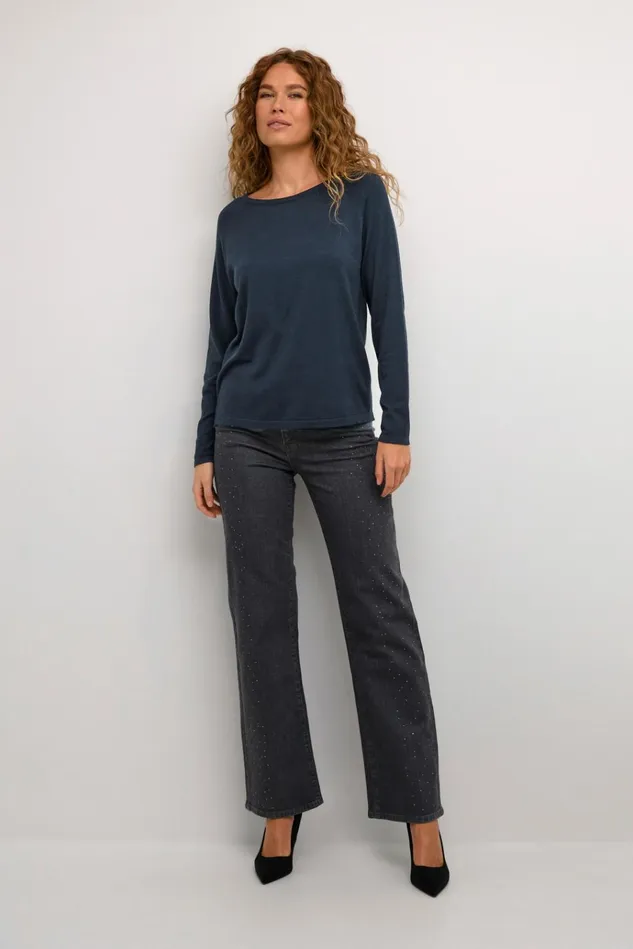 CULTURE Knitwear and Cardigans CUannemarie Knitted Pullover Salute 8211 Women