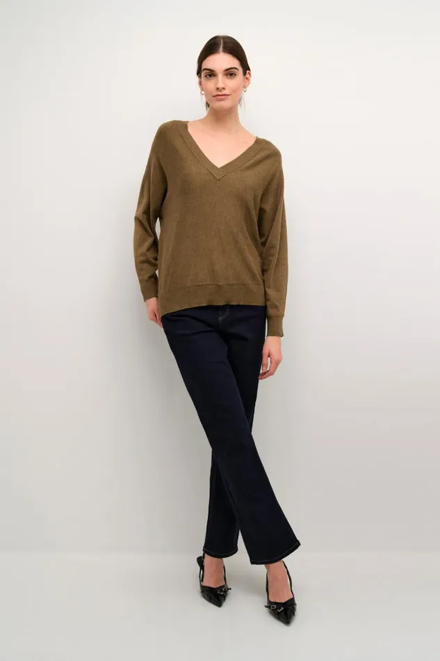 CULTURE Knitwear and Cardigans CUannemarie Pullover Cub Melange 8211 Women
