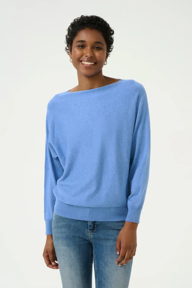 CULTURE Knitwear and Cardigans CUannemarie Pullover Ultramarine Melange 8211 Women CULTURE Knitwear and Cardigans CUannemarie Pullover Ultramarine Melange 8211 Women