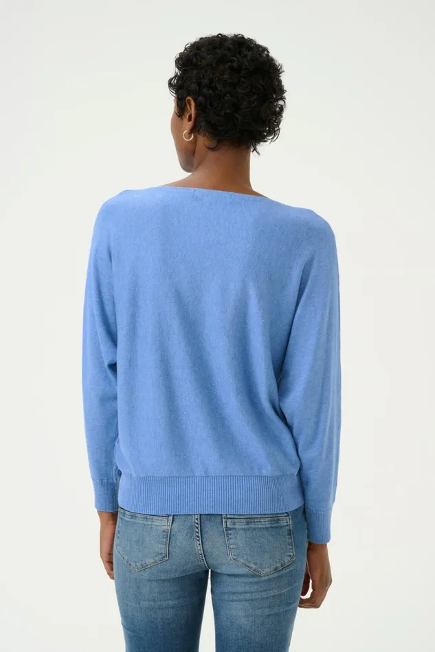 CULTURE Knitwear and Cardigans CUannemarie Pullover Ultramarine Melange 8211 Women