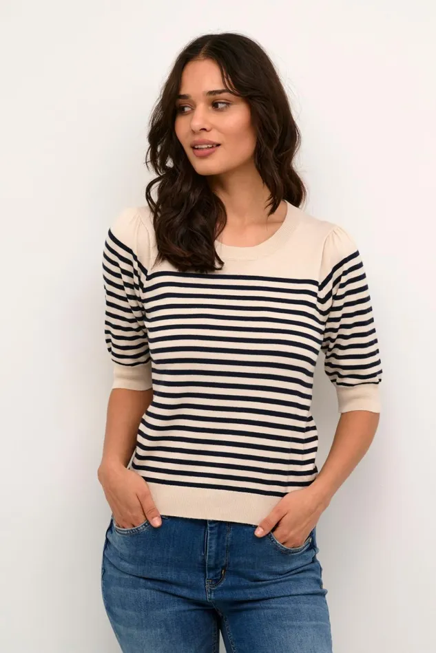 CULTURE Knitwear and Cardigans CUannemarie Short Sleeved Pullover 8211 Women
