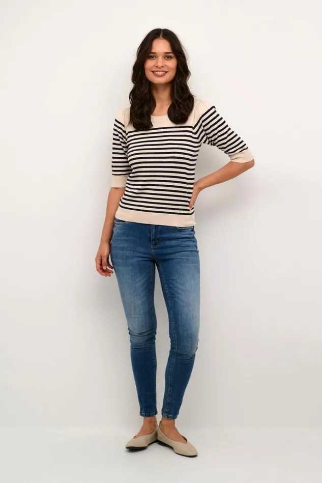 CULTURE Knitwear and Cardigans CUannemarie Short Sleeved Pullover 8211 Women