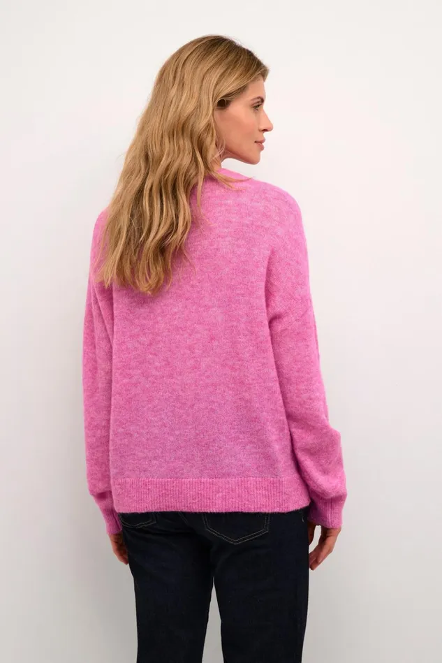 CULTURE Knitwear and Cardigans CUcacheia Pullover Phlox Pink Melange 8211 Women