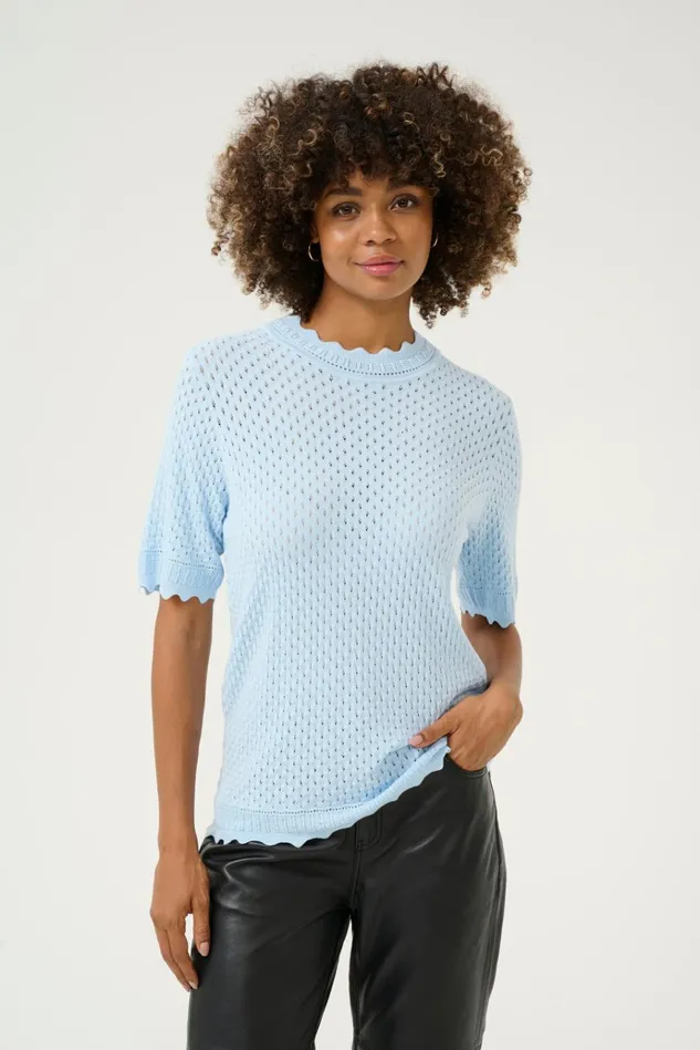 CULTURE Knitwear and Cardigans CUdali Pullover Cashmere Blue 8211 Women