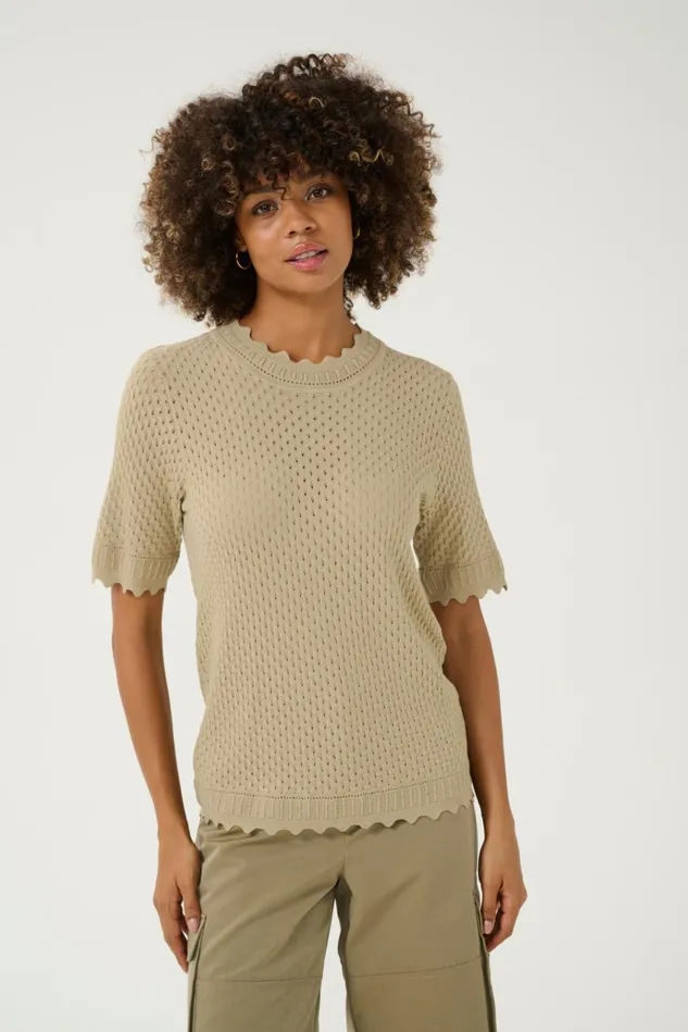 CULTURE Knitwear and Cardigans CUdali Pullover Dune 8211 Women
