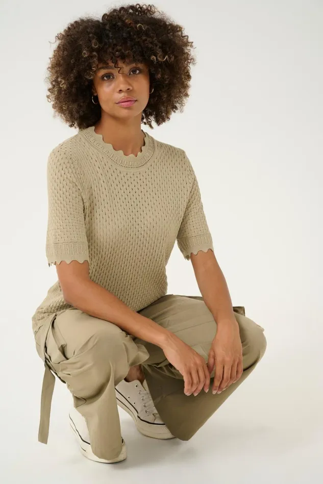 CULTURE Knitwear and Cardigans CUdali Pullover Dune 8211 Women