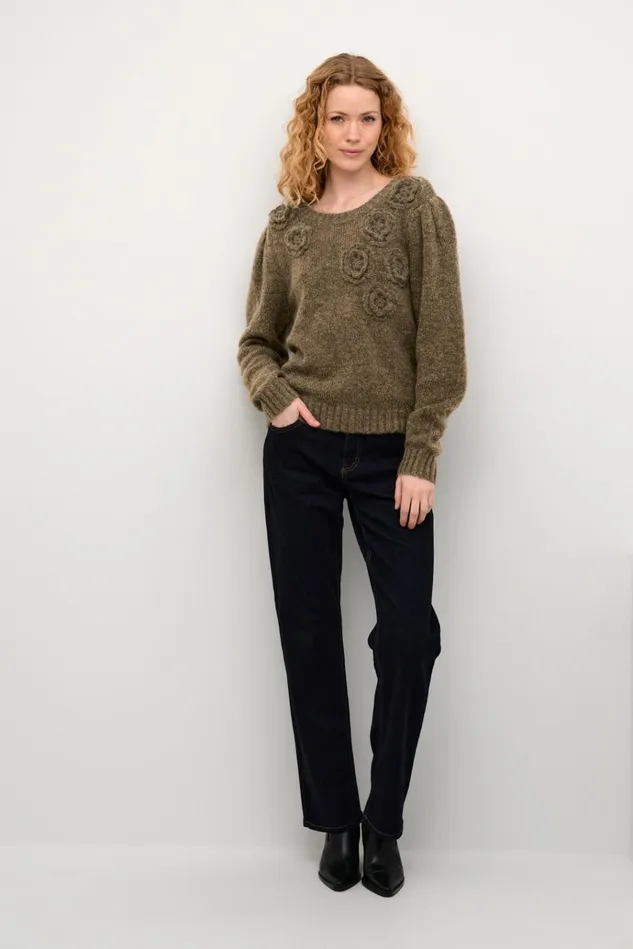 CULTURE Knitwear and Cardigans CUosa Pullover Cub Melange 8211 Women