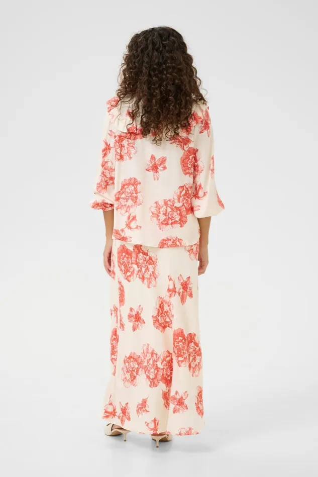 CULTURE Mix and Match Prints CUalexa Blouse Offwhitered Flower 8211 Women
