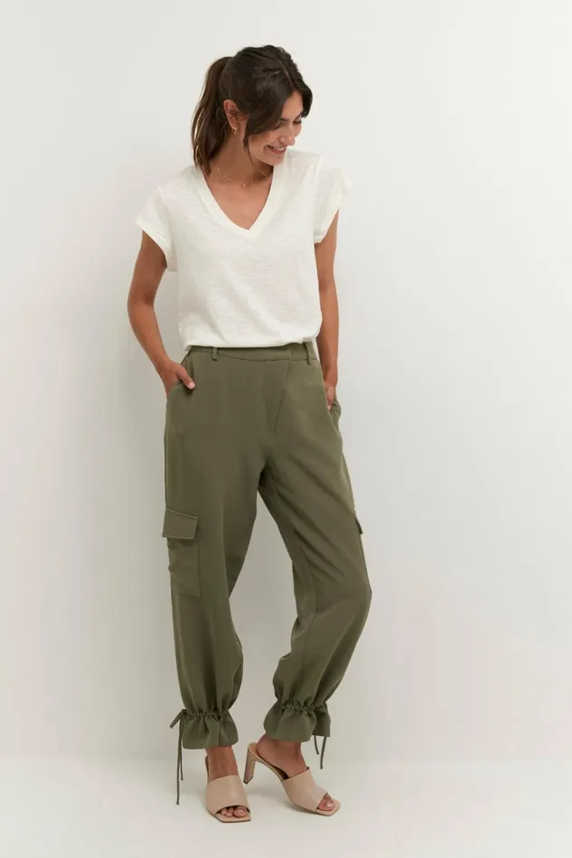 CULTURE Pants CUmilky Trousers Bluewhite Stripe 8211 Women
