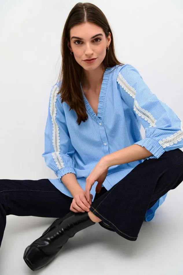 CULTURE Shirts CUamaze Shirt Bluewhite Stripe 8211 Women