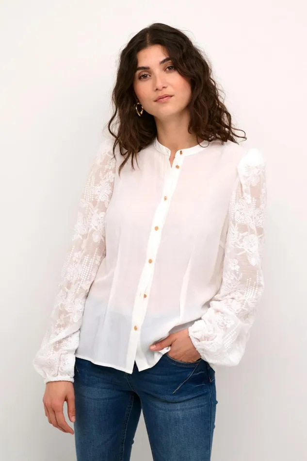 CULTURE Shirts CUasmine Shirt Spring Gardenia 8211 Women
