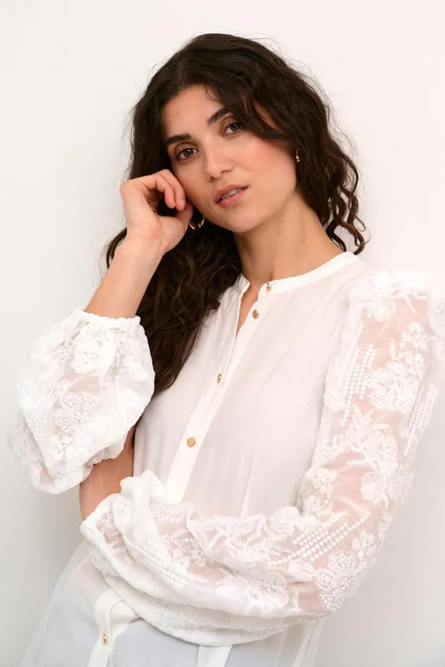 CULTURE Shirts CUasmine Shirt Spring Gardenia 8211 Women