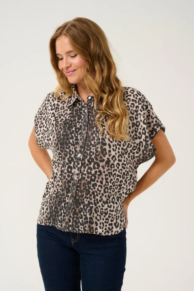 CULTURE Shirts CUmyra Shirt Leopard 8211 Women