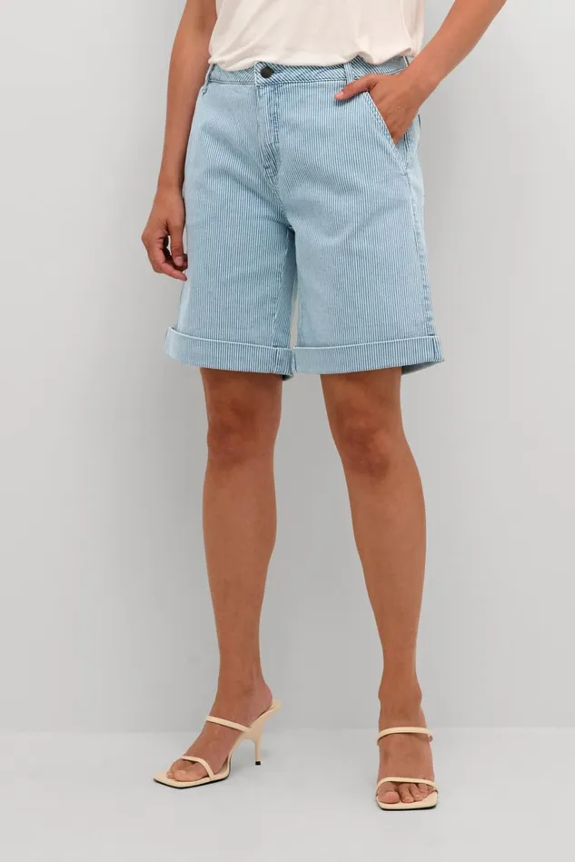 CULTURE Shorts CUmilky Shorts Bluewhite Stripe 8211 Women