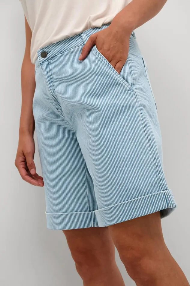CULTURE Shorts CUmilky Shorts Bluewhite Stripe 8211 Women