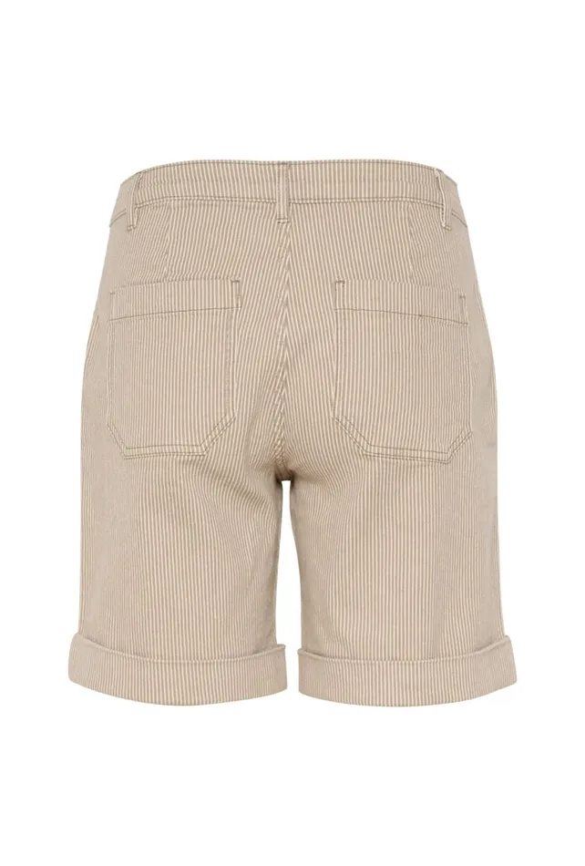 CULTURE Shorts CUmilky Shorts Dunewhite Stripe 8211 Women