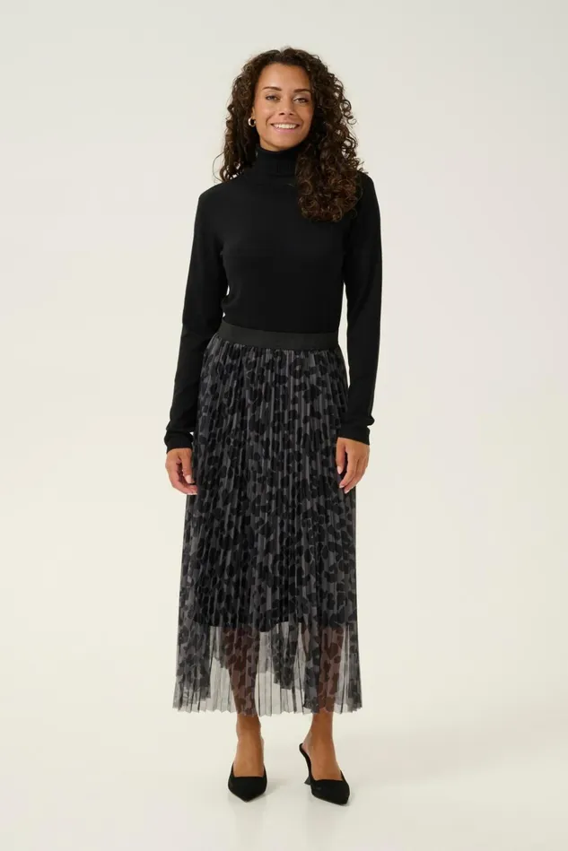 CULTURE Skirts CUchancy Skirt Grey Leopard 8211 Women