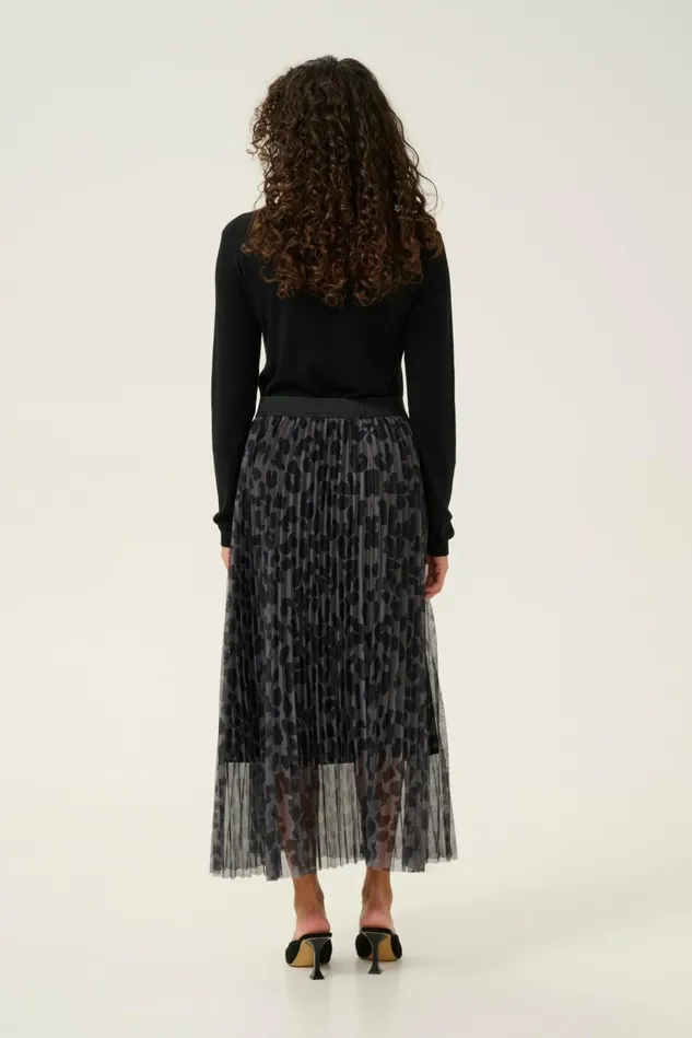 CULTURE Skirts CUchancy Skirt Grey Leopard 8211 Women