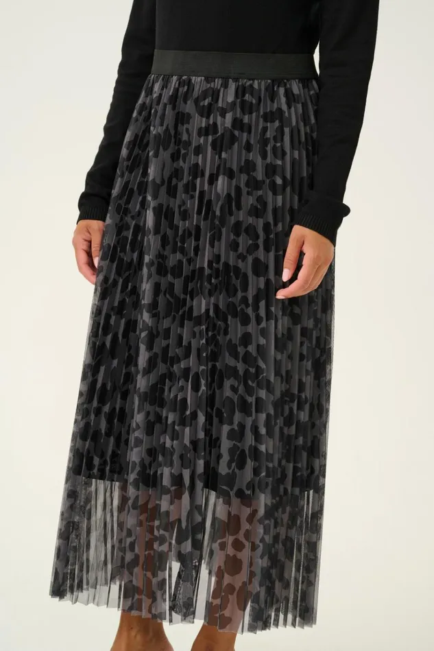 CULTURE Skirts CUchancy Skirt Grey Leopard 8211 Women
