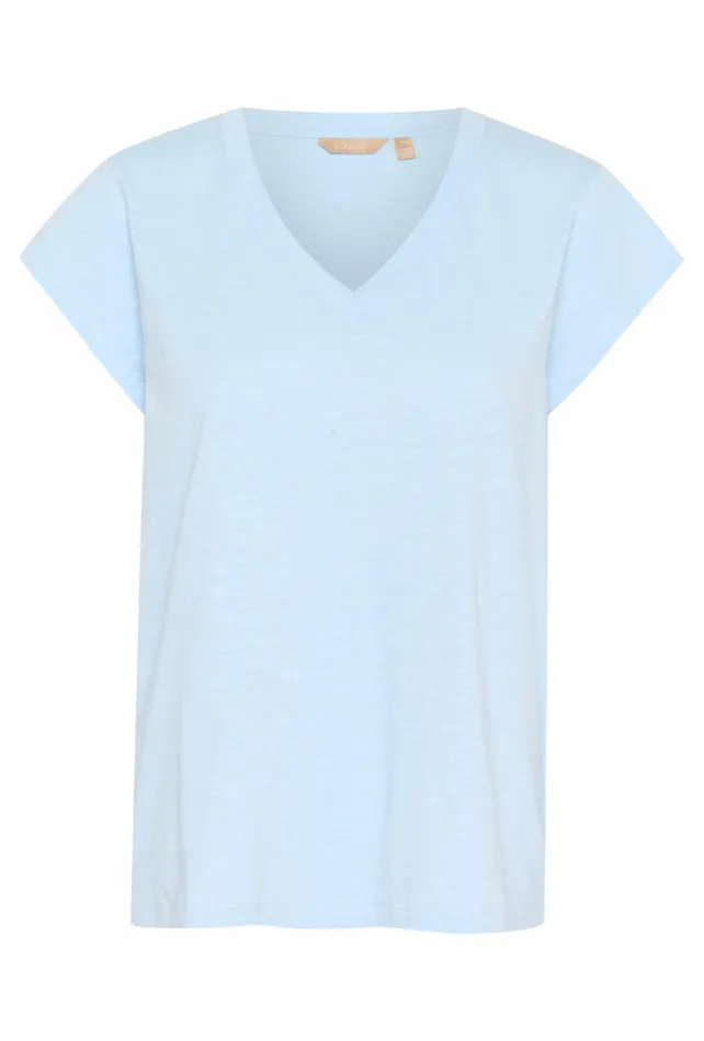 CULTURE Tops and TShirts CUbiana Tshirt Cashmere Blue 8211 Women