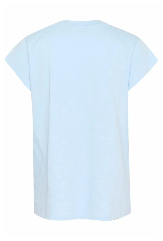 CULTURE Tops and TShirts CUbiana Tshirt Cashmere Blue 8211 Women