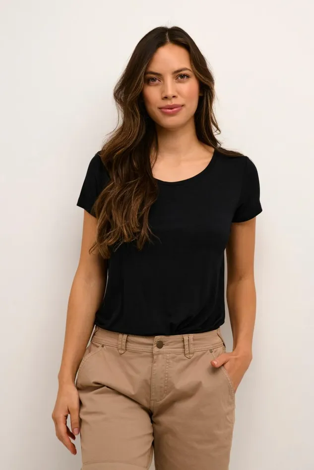 CULTURE Tops and TShirts CUpoppy Tshirt Black 8211 Women