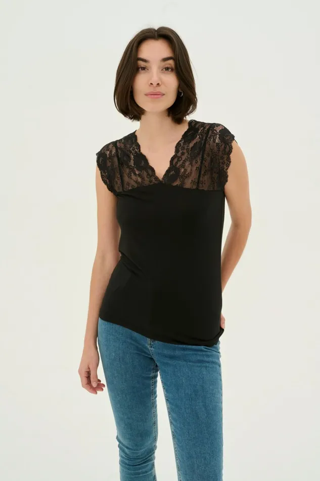 CULTURE Tops and TShirts CUpoppy Top Black 8211 Women