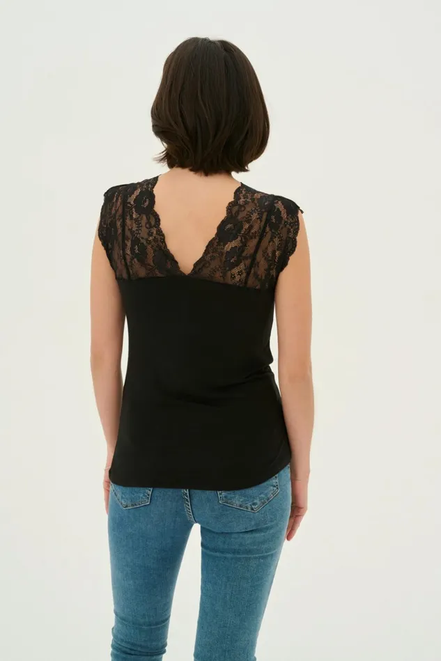 CULTURE Tops and TShirts CUpoppy Top Black 8211 Women