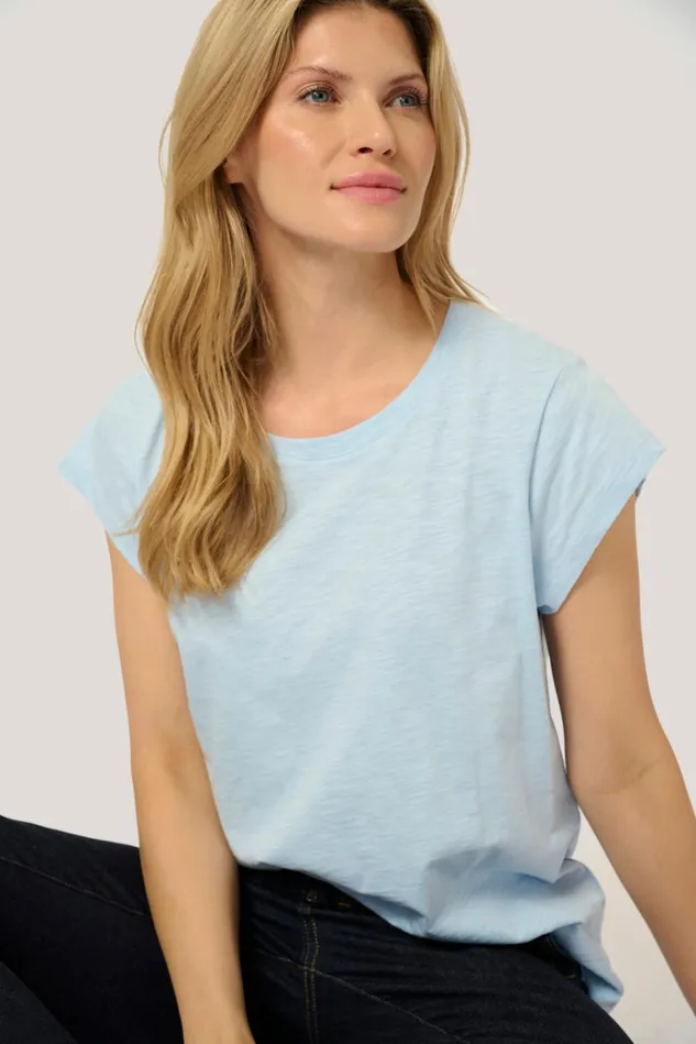 CULTURE Tops and TShirts CUrenata Tshirt Cashmere Blue 8211 Women