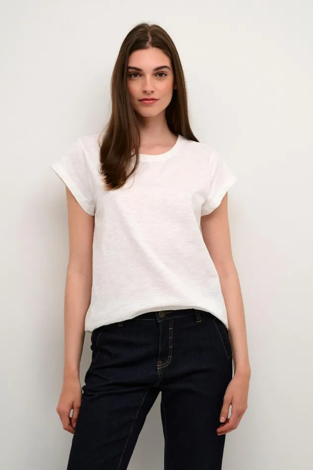 CULTURE Tops and TShirts CUrenata Tshirt Spring Gardenia 8211 Women