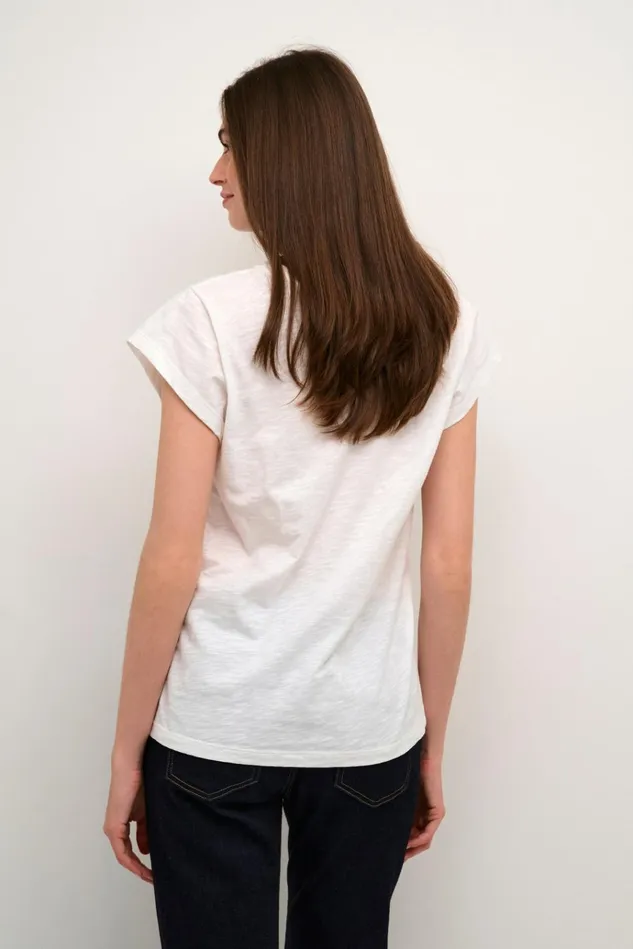 CULTURE Tops and TShirts CUrenata Tshirt Spring Gardenia 8211 Women