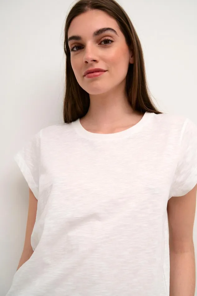 CULTURE Tops and TShirts CUrenata Tshirt Spring Gardenia 8211 Women