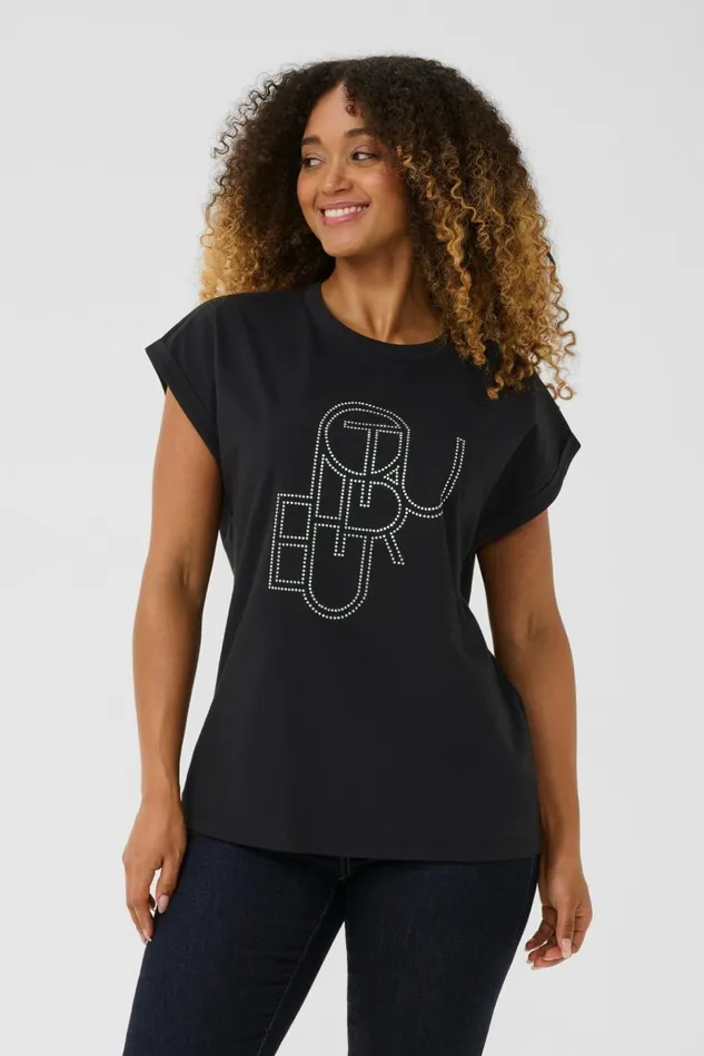 CULTURE Tops and TShirts CUwildam Tshirt Black 8211 Women