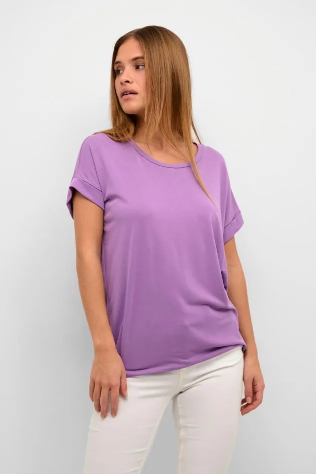 CULTURE Tops and TShirts Kajsa Tshirt English Lavender 8211 Women