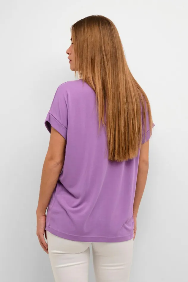 CULTURE Tops and TShirts Kajsa Tshirt English Lavender 8211 Women