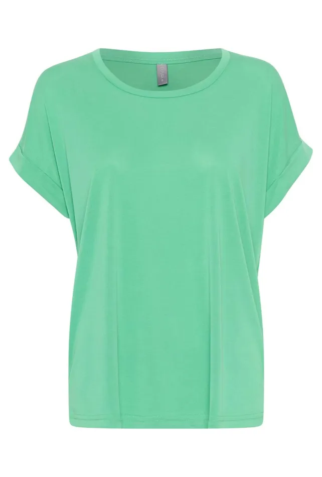CULTURE Tops and TShirts Kajsa Tshirt Holly Green 8211 Women