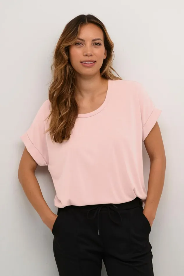 CULTURE Tops and TShirts Kajsa Tshirt Pale Mauve 8211 Women