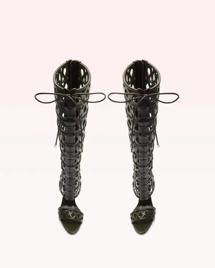 Dakota 100 Sandal Botanic Green Women Alexandre Birman Sandals
