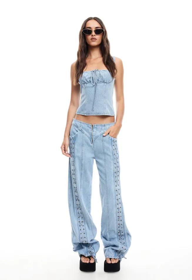 Denim Women Lioness Fashion DAYDREAM CORSET Classic Denim Denim Women Lioness Fashion DAYDREAM CORSET Classic Denim