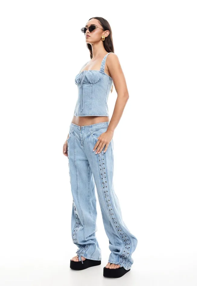 Denim Women Lioness Fashion DAYDREAM CORSET Classic Denim Denim Women Lioness Fashion DAYDREAM CORSET Classic Denim