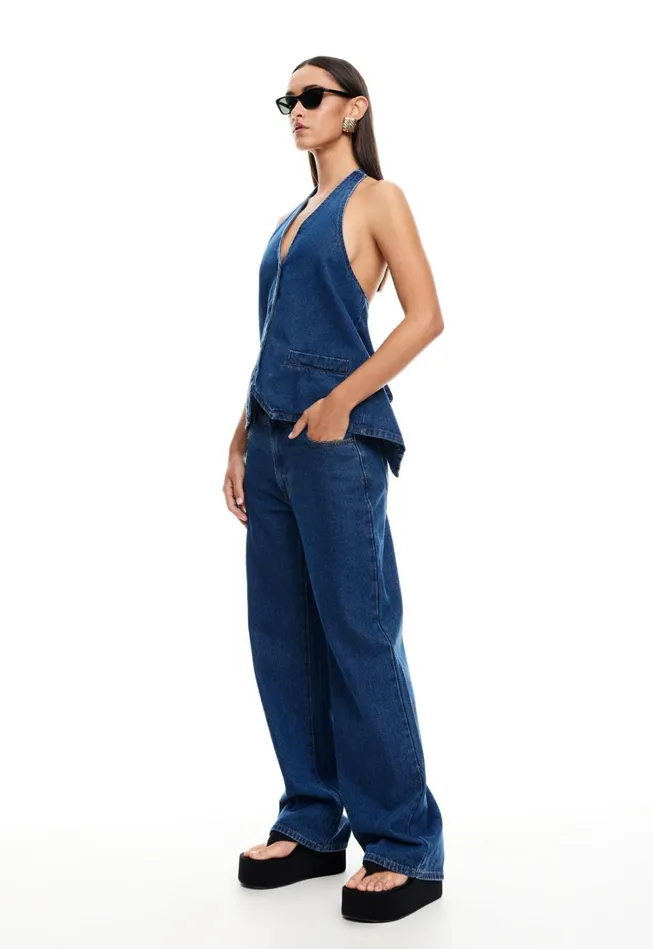 Denim Women Lioness Fashion HILLS HALTER Dark Denim