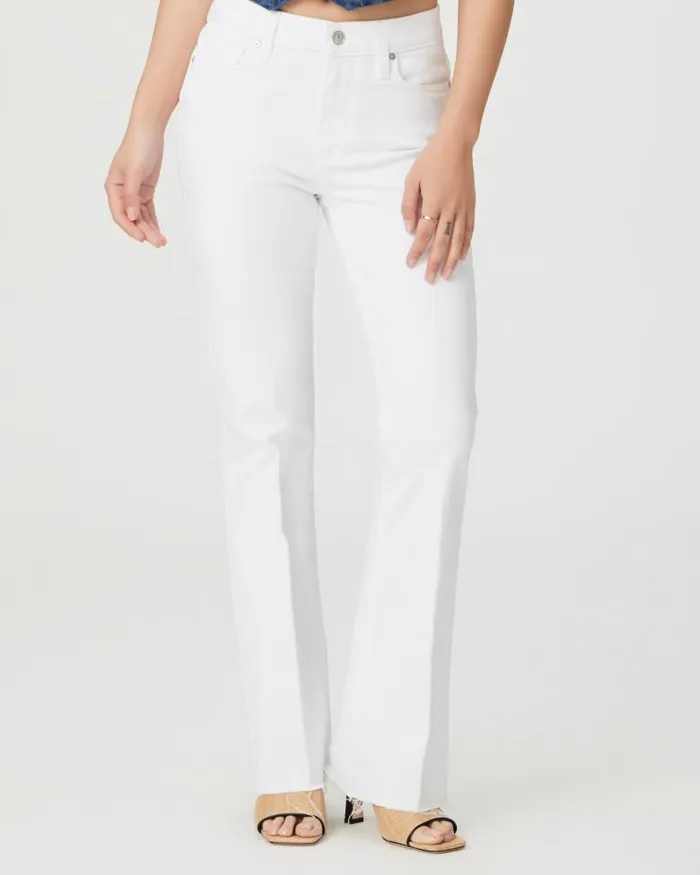 Denim Women PAIGE High Rise Laurel Canyon Petite Bootcut Jean 8211 Crisp White Denim Women PAIGE High Rise Laurel Canyon Petite Bootcut Jean 8211 Crisp White